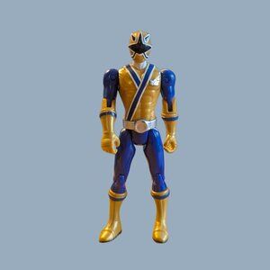 12/$25 Bandai Power Rangers Super Megaforce Samurai Gold Ranger 4.25”